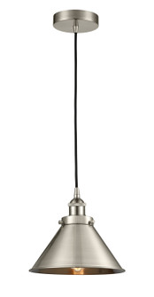 Edison LED Mini Pendant in Brushed Satin Nickel (405|616-1PH-SN-M10-SN-LED)