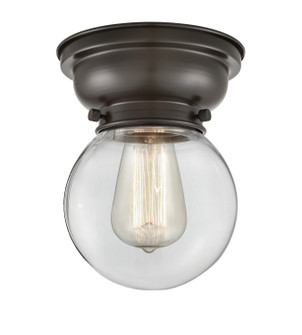 Franklin Restoration One Light Flush Mount in Oil Rubbed Bronze (405|623-1F-OB-G202-6)