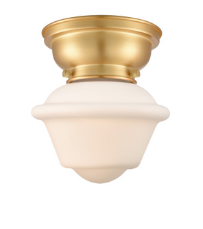 Franklin Restoration One Light Flush Mount in Satin Gold (405|623-1F-SG-G531)