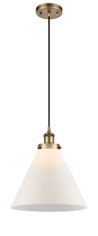 Ballston Urban LED Mini Pendant in Brushed Brass (405|916-1P-BB-G41-L-LED)