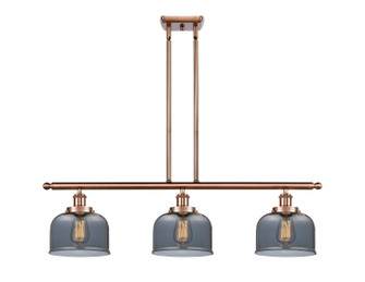 Ballston Urban Three Light Island Pendant in Antique Copper (405|916-3I-AC-G73)