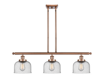 Ballston Urban Three Light Island Pendant in Antique Copper (405|916-3I-AC-G74)