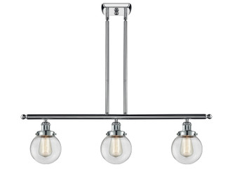 Ballston Urban Three Light Island Pendant in Polished Chrome (405|916-3I-PC-G202-6)