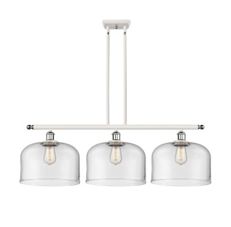 Ballston Urban Three Light Island Pendant in White Polished Chrome (405|916-3I-WPC-G72-L)