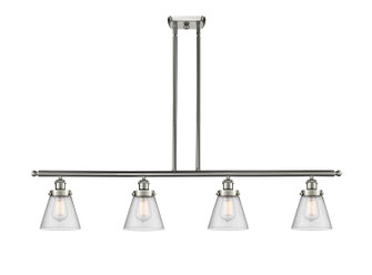 Ballston Urban Four Light Island Pendant in Brushed Satin Nickel (405|916-4I-SN-G64)