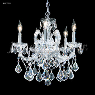 Maria Theresa Grand Five Light Pendant in Silver (64|91805S2GT)