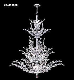 Florale 26 Light Chandelier in Silver (64|94459S22)