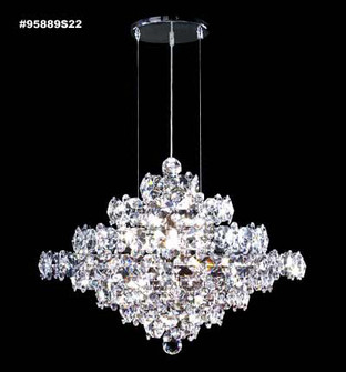 Continental Fashion 37 Light Chandelier in Silver (64|95889S22)