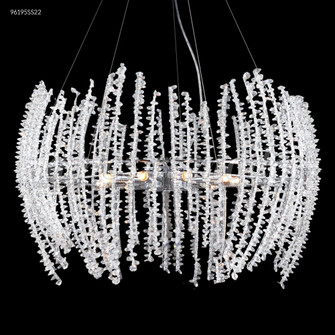Continental Fashion Nine Light Chandelier in Silver (64|96195S22)
