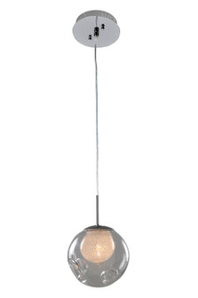 Meteor One Light Mini Pendant in Chrome (33|309510CH/CLEAR)