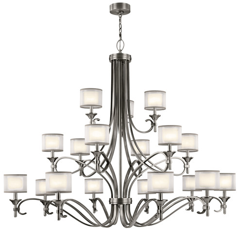 Lacey 18 Light Chandelier in Antique Pewter (12|42396AP)