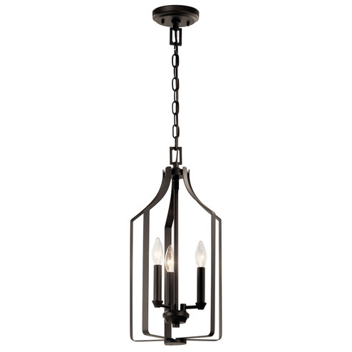 Morrigan Three Light Foyer Pendant in Olde Bronze (12|42499OZ)