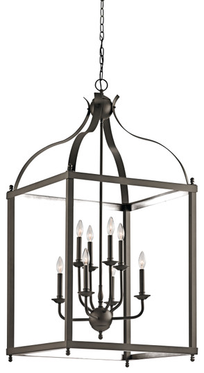 Larkin Eight Light Foyer Chandelier in Olde Bronze (12|42591OZ)