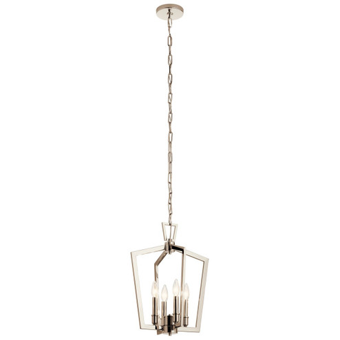 Abbotswell Four Light Pendant in Polished Nickel (12|43498PN)