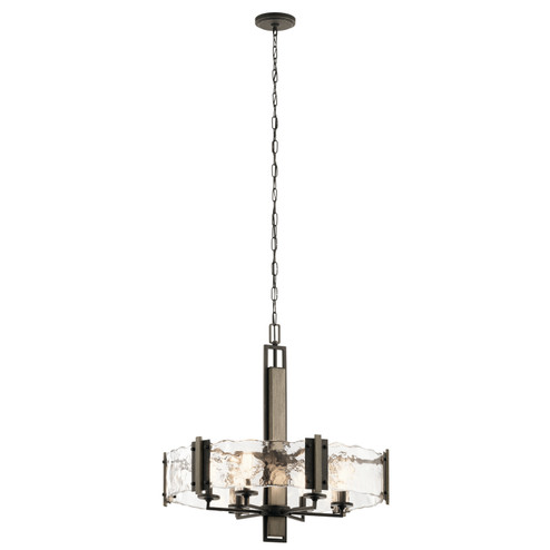 Aberdeen Six Light Chandelier in Olde Bronze (12|43895OZ)