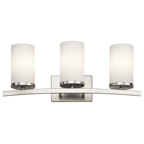 Crosby Three Light Bath in Brushed Nickel (12|45497NI)