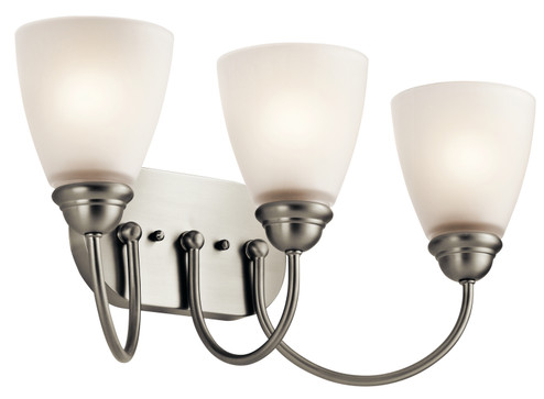 Jolie Three Light Bath in Brushed Nickel (12|45639NI)