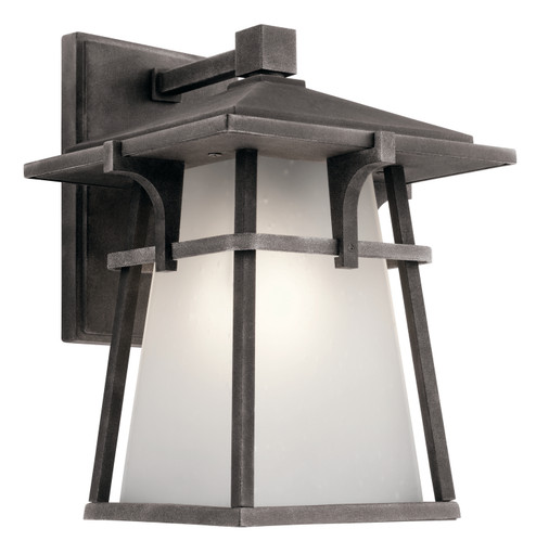 Beckett One Light Outdoor Wall Mount in Weathered Zinc (12|49721WZC)