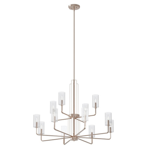 Kimrose 12 Light Chandelier in Polished Nickel (12|52412PN)