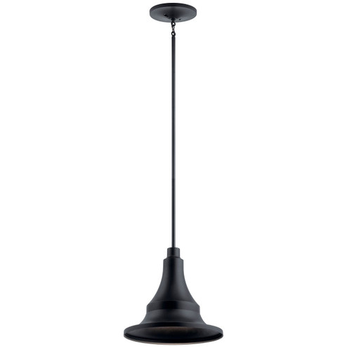 Hampshire One Light Outdoor Hanging Lantern in Textured Black (12|59058BKT)