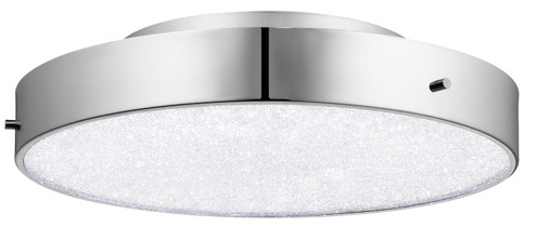 Crystal Moon LED Flush Mount in Chrome (12|83588)