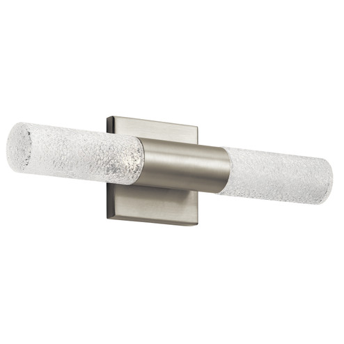 Glacial LED Wall Sconce in Brushed Nickel (12|83918)