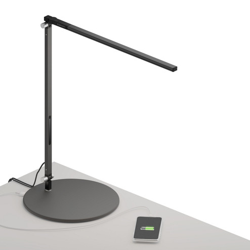 Z-Bar LED Desk Lamp in Metallic black (240|AR1000-CD-MBK-USB)