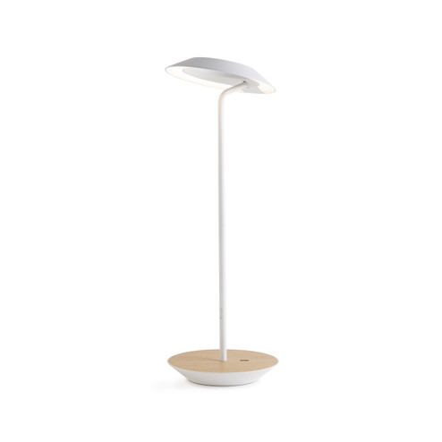 Royyo LED Desk Lamp in Matte white/white oak (240|RYO-SW-MWT-WOK-DSK)