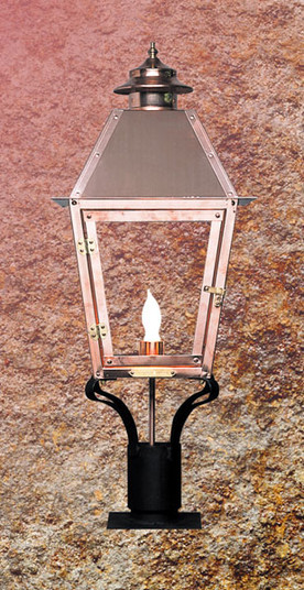 Atlas One Light Post Mount in Natural Copper (180|AS100EB-P)