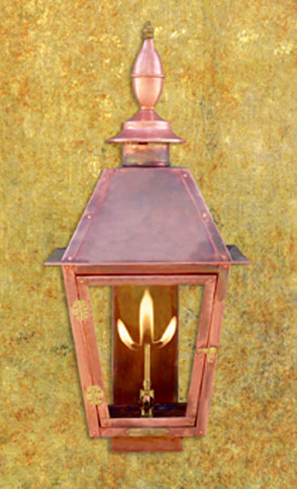 Atlas Gas Lantern Wall Mount in Natural Copper (180|AS1-CWB SP)