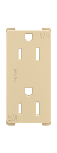 radiant Outdoor Duplex Outlet in Ivory (246|885TRWRI)