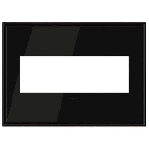 Adorne Wall Plate in Black Nickel (246|AWC3GBLN4)