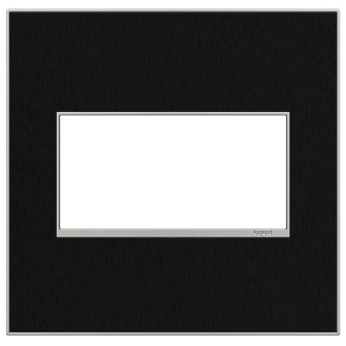 Adorne Gang Wall Plate in Black Stainless (246|AWM2GBLS4)