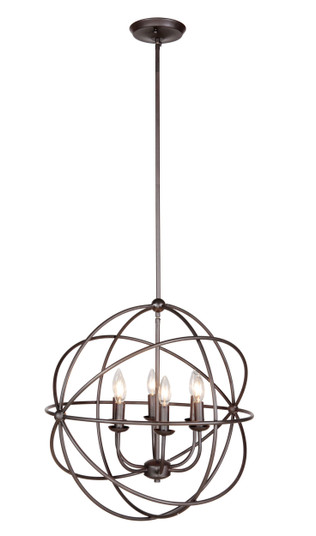 Industrial Six Light Cage in Urban Bronze (90|522273)