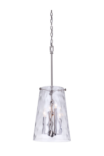 Boundary Four Light Pendant in Satin Nickel (90|941145)