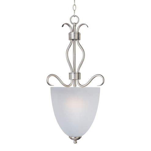 Basix Two Light Entry Foyer Pendant in Satin Nickel (16|10130FTSN)