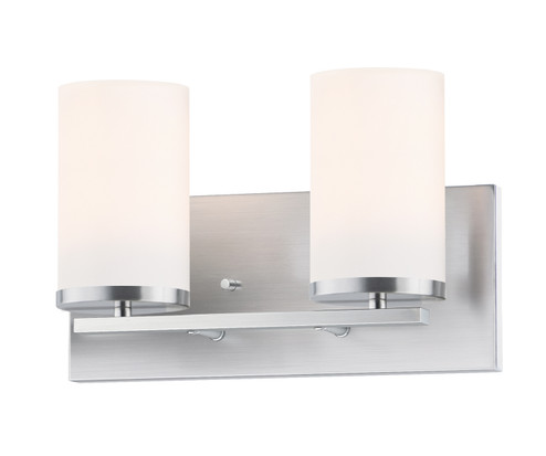 Lateral Two Light Bath Vanity in Satin Nickel (16|10282SWSN)