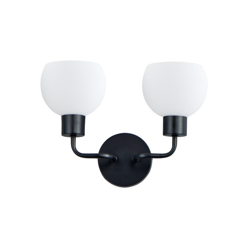 Coraline Two Light Wall Sconce in Black (16|11272SWBK)