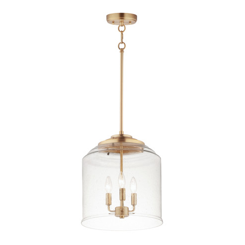 Acadia Three Light Pendant in Heritage (16|12273CDHR)