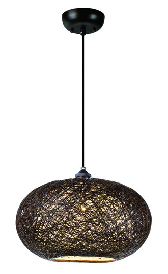 Bali One Light Outdoor Pendant in Chocolate (16|14402CHWT)