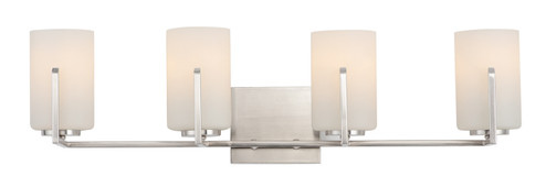 Dart Four Light Bath Vanity in Satin Nickel (16|21284SWSN)