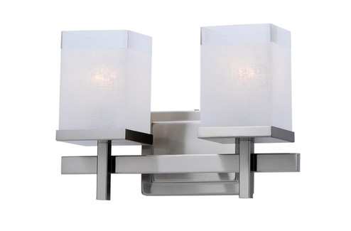 Tetra Two Light Bath Vanity in Satin Nickel (16|2152LNSN)