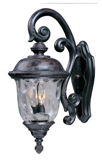 Carriage House DC Three Light Outdoor Wall Lantern in Oriental Bronze (16|3497WGOB)