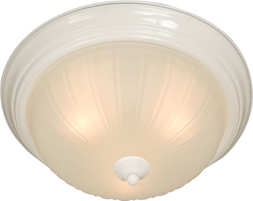 Essentials - 583x Three Light Flush Mount in White (16|5832FTWT)