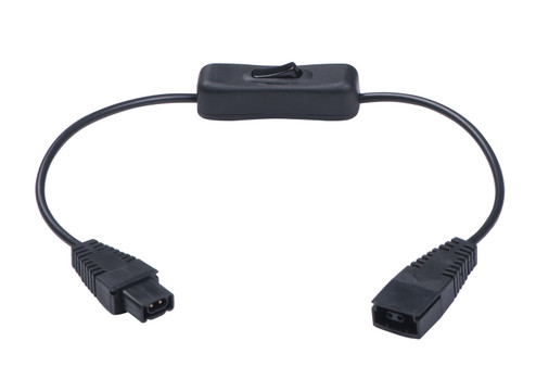 CounterMax MX-L-24-SS 12'' Connecting Cord w/On-Off in Black (16|89822BK)