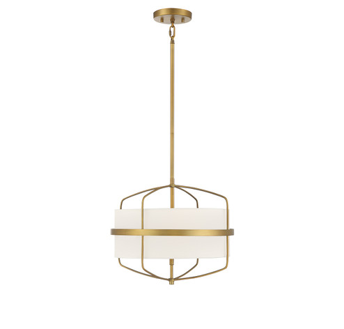 Three Light Pendant in Natural Brass (446|M70101NB)