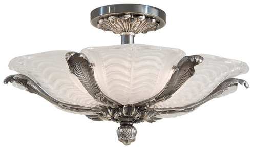 Metropolitan Six Light Semi Flush Mount in Platinum (29|N950495-54B)