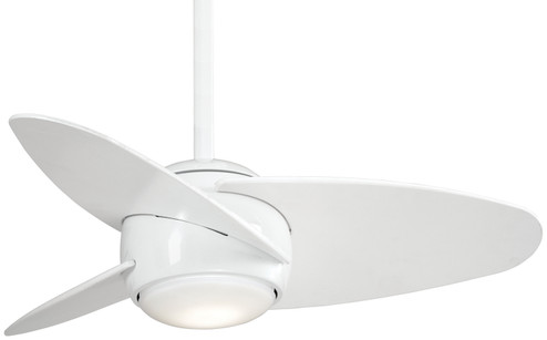 Slant 36''Ceiling Fan in White (15|F410L-WH)