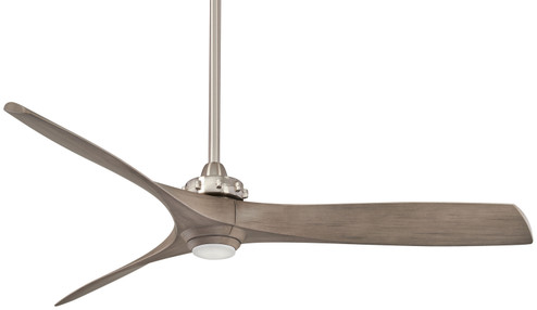 Aviation Led 60''Ceiling Fan in Brushed Nickel (15|F853L-BN/AMP)