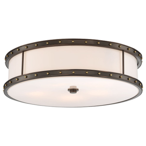 LED Flush Mount in Harvard Court Bronze W/Liberty (7|1827-103-L)